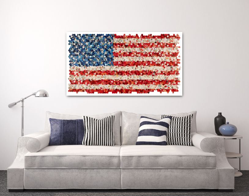 Piece Flag - Limited Edition Print on Metal
